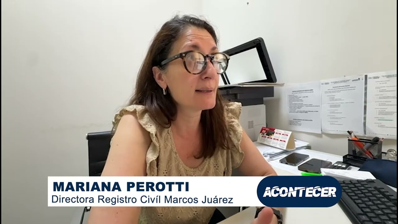 Marcos Juárez: Nueva modalidad en el Registro Civil para obtener pasaporte y DNI