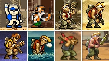 Evolution Of Metal Slug Games Idle Animations (1996 - 2024)