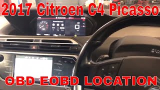 2017 Citroen c4 picasso EOBD Diagnostic Port Location. Fault Finding. 2017 Citroen c4 picasso EOBD Diagnostic Port Location. Fault Finding.