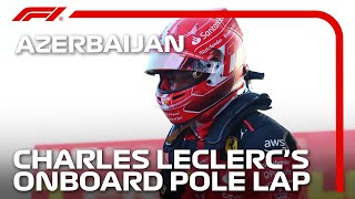 Charles Leclercs Pole Lap 2023 Azerbaijan Grand Prix Pirelli