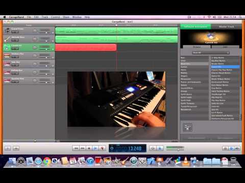 how to connect the midi keyboard to garageband