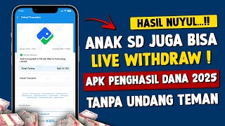 Asli Legit Aplikasi Penghasil Saldo Dana Tercepat 2025 Tanpa Undang Teman, Dapat Uang Dari Internet