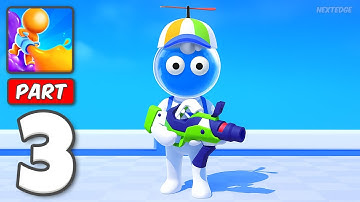 Dye Hard: Color War - Gameplay Walkthrough Part 3 - Splash Colors Win Battles (iOS, Android)