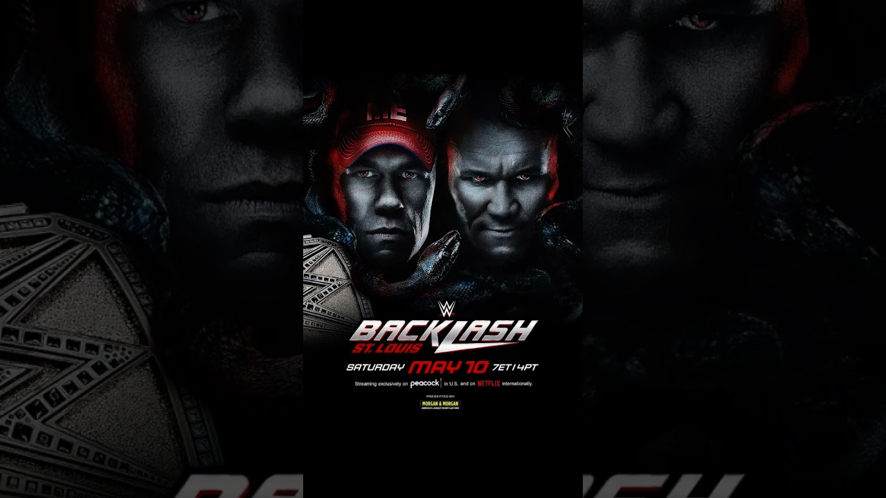 The Official Poster of John Cena vs Randy Orton at Backlash 2025 