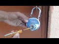 How To Open Lock Without Key