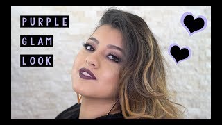 ✨💜 Easy PURPLE GLAM Makeup Tutorial 💜 ✨