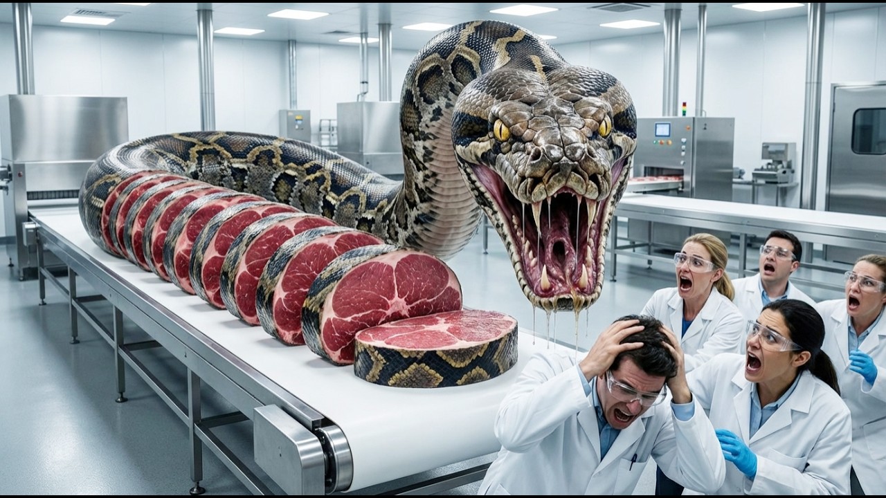Inside the Giant Python Factory: Extracting Deadly Venom for 'Viper Cure' Antivenom