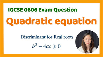 [Algebra] Discriminant for Real Roots | IGCSE 0606 & MYP (2025 Exam question)