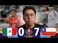 ¡MEXICANO Reacciona al 7-0 MÉXICO vs CHILE por 1era VEZ! 😣