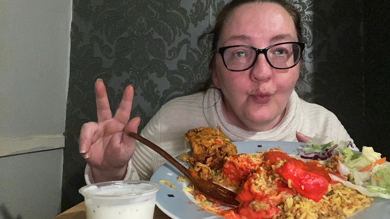 Real Indian Takeaway #foodie #eatingshow #mukbang