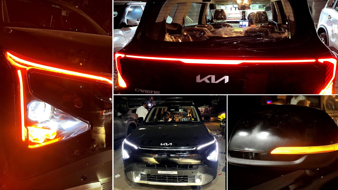 🚘 Kia Carens Clavis Full Modified | Base to Top Upgrade ⭐ Rear Wiper + DRL Installed | 2025 Car Mods