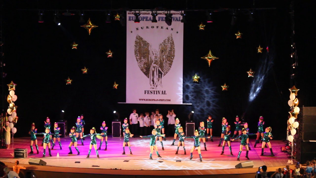 младшая группа GOLD STAR Яны Исаевой на EUROPEAN FESTIVAL