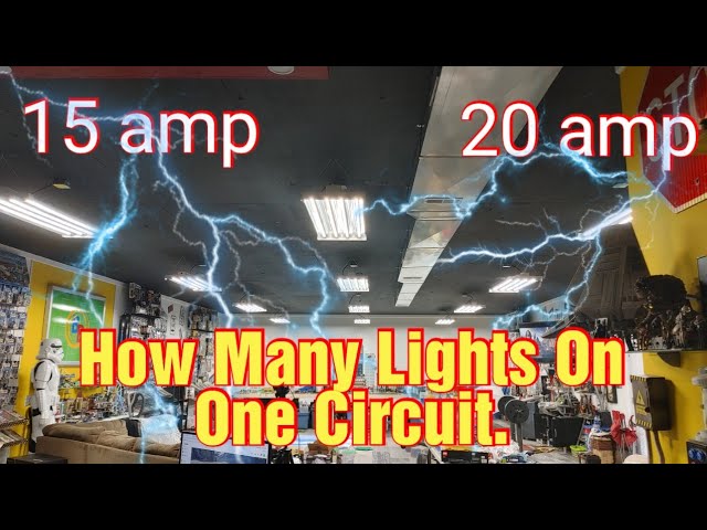 How Many Led Lights on a 20 Amp Circuit