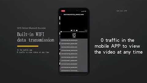 Maxto M3S Motorcycle Helmet Headset Intercom With Camera 2K Video Recorder