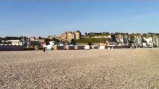 Normandie: Strand von Dieppe