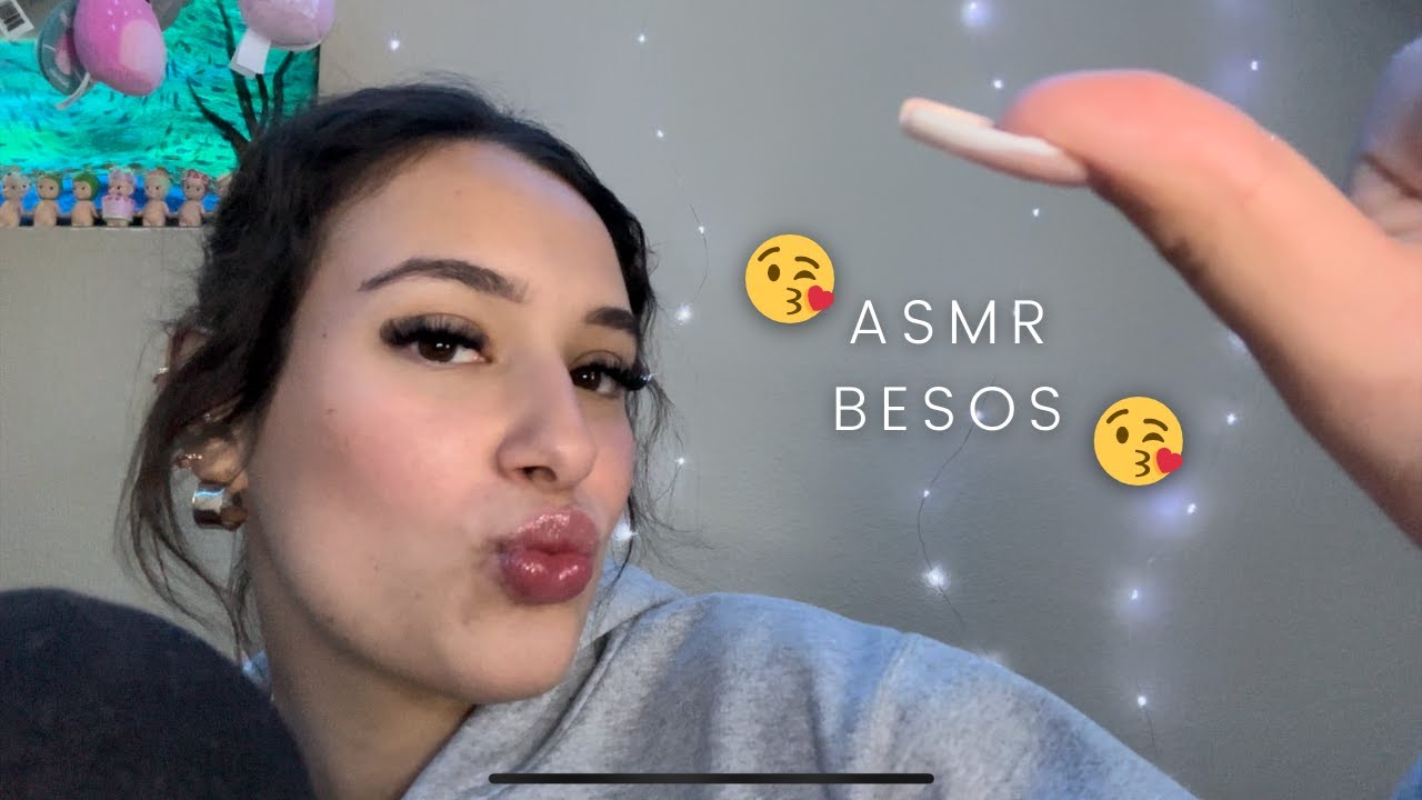 ASMR~ Giving You Kisses in SPANISH💋(Mouth Sounds + Clicky Whisper)