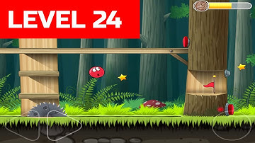 Red Ball 4 Deep Forest Level 24