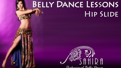 Belly Dance Basics - The Hip Slide - Beginner Tutorial