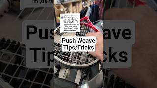 Push Weave Stringing Guide #tennis #tennisplayer #tennistips #guide