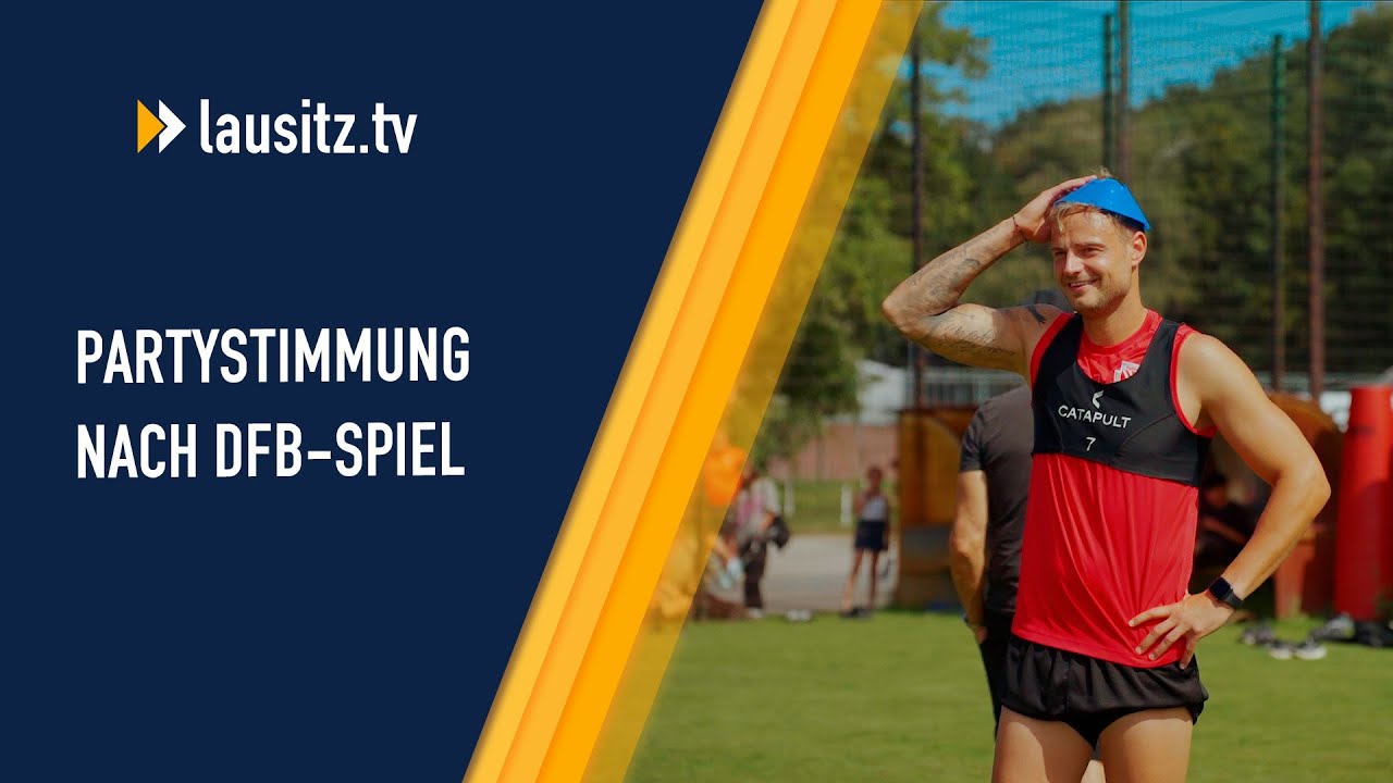 Tolle Stimmung beim FCE nach DFB-Pokalsieg gegen Hannover 96