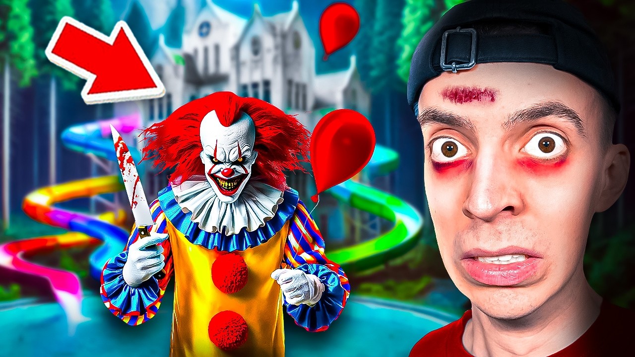 HORROR CLOWN verfolgt mich 24 STUNDEN ÜBERALL! 😭🤡