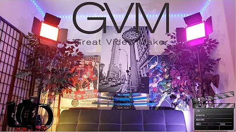 GVM RGB 800D LED Video Lights Review | Light Up Your Youtube Studio Just Like Hollywood!