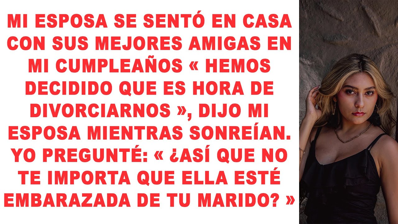 Mi esposa y sus amigas me prepararon un divorcio, pero después de lo que dije, sus sonrisas burlonas