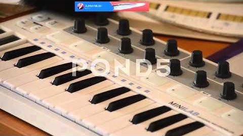 Midi Controller Turned On Autocheck - Stock Video Footage on Pond5