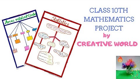 Class 10th Mathematics Project by CREATIVE WORLD #creativeworldnm