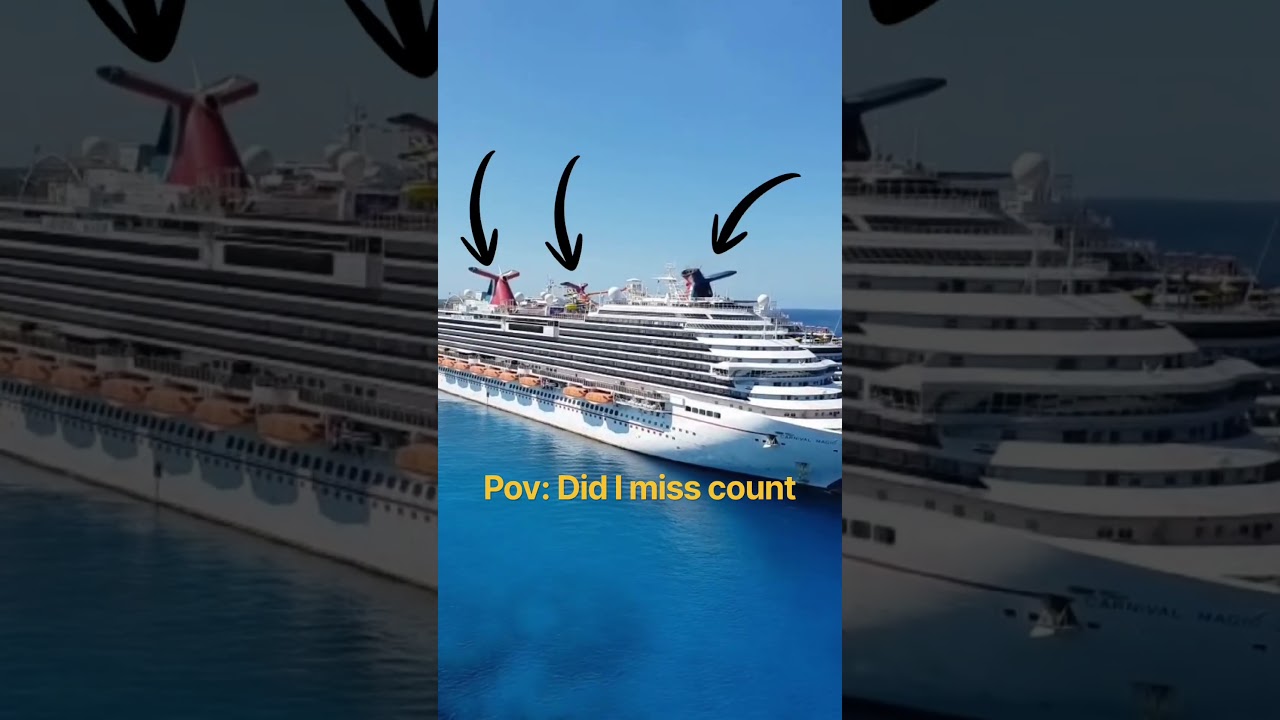 Carnival Ship in a row #cruise  #carnivalcruise #travel #lifestyle
