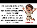 Walking & Jumping, Praise the Lord! Fun Actions & Lyrics Bible song for kids