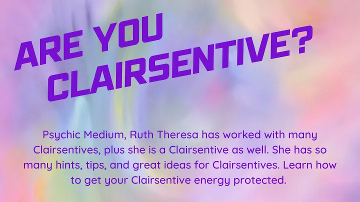 Thursday Night Live with Ruth Theresa. Clairsentives
