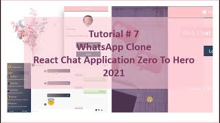 #7 Build ReactJS Project Firebase Chat Application | Writing Home Component