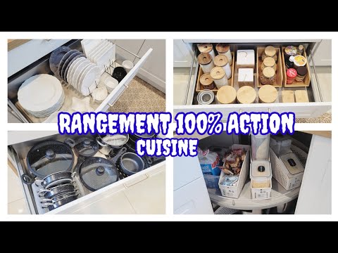 9 ASTUCES RANGEMENT CUISINE IKEA ACTION #hacks #ikeahacks #ikea #rangement  #organisation #action 