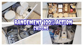 9 ASTUCES RANGEMENT CUISINE IKEA ACTION #hacks #ikeahacks #ikea #rangement  #organisation #action 