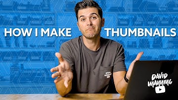 How I make my YouTube THUMBNAILS - Lightroom & Photoshop