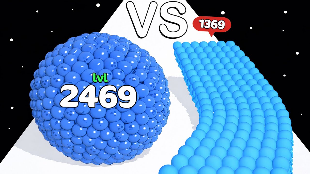 BowlingGo 🆚 Count Run 3D 🔢 Level Up Balls ❌ ASMR Gameplay MAX LEVEL Satisfying Run EW2562