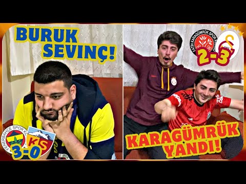 KARAGÜMRÜK 2-3 GALATASARAY / FENERBAHÇE 3-0 KAYSERİSPOR / FANATİK TARAFTARLAR İZLERSE ! #galatasaray