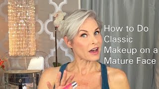 How to Do Classic Makeup on a Mature Face