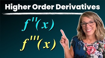 Higher Order Derivatives | Easy Step-By-Step