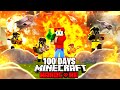 I Survived 100 Days on a MINECRAFT SMP Server...