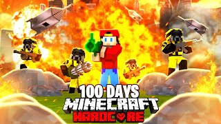 I Survived 100 Days on a MINECRAFT SMP Server...