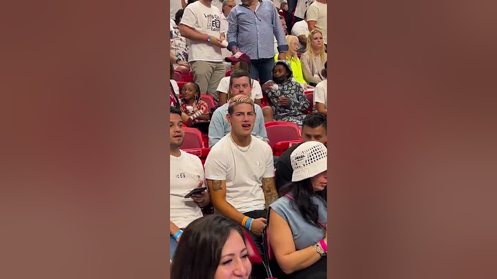 James Rodríguez taking in Game 7 of the Eastern Conference Finals 🔥 🔥 | #shorts