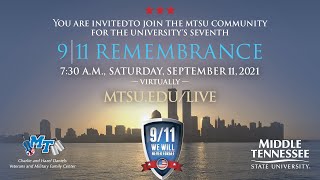 MTSU's 9/11 Remembrance Event