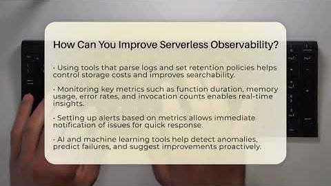 How Can You Improve Serverless Observability? - Talking Tech Trends