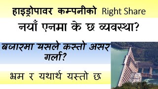 Right Share issue of Hydro | Nepali Share Market News | Ram hari Nepal