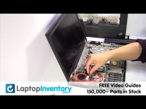 Lenovo ThinkPad W510 T410 FAN Replacement Heatsink Motherboard Laptop Disassemble Take Apart