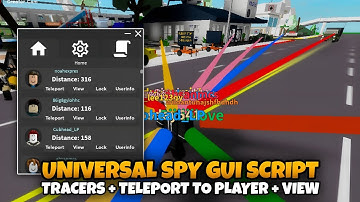New!! Universal Spy Gui Script! (Arceus, Hydrogen, Fluxus)
