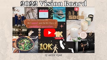 Create my 12 Week Year Vision Board with me!