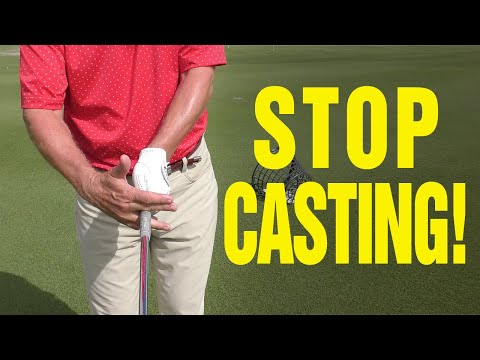 ⛳  ⛳  #1 FIX TO STOP CASTING IN YOUR DOWNSWING! ⛳ ⛳
